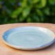 Assiette vert d'eau