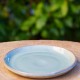 Assiette vert d'eau