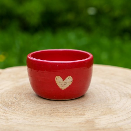 Pot Rouge avec coeur