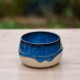 Pot boule bleu