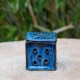 Boite à Bijoux Cube Bleu