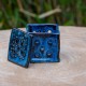 Boite à Bijoux Cube Bleu