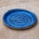 Gratte-ail en céramique bleu