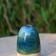 Vase miniature vert et bleu