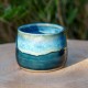 Pot gris et bleu