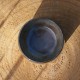 Pot marron et bleu