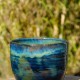 Cache-pot vert et bleu