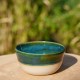 Bol vert et beige