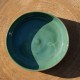 Assiette creuse verte