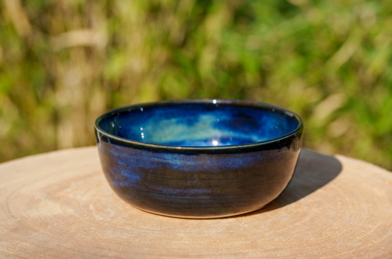 Bol en céramique Noir et bleu