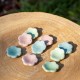 Worry stone Fleur pastel
