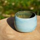 Pot boule bleu glacier
