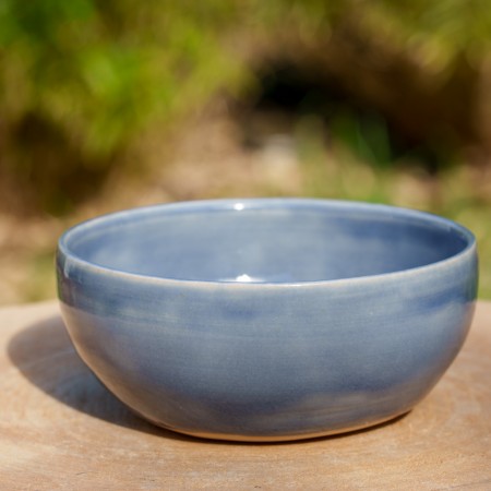 Bol en céramique bleu pastel