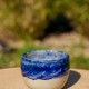 Pot boule bleu
