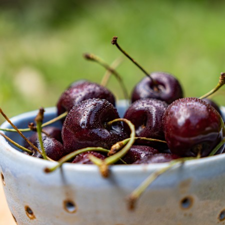 Bol à fruits bleu lavande