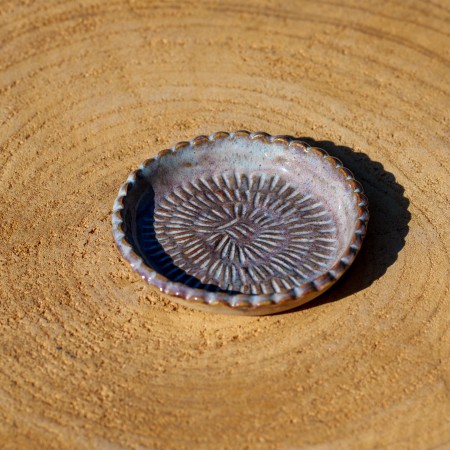 Gratte-ail en céramique vert d'eau