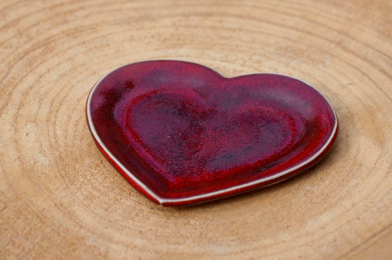 Coupelle Coeur rouge