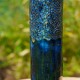Vase Facettes bleu et vert