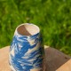 Vase Bleu et beige