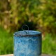 Grande boite bleue en grès