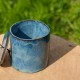 Grande boite bleue en grès