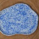 Coupelle blanche et bleue