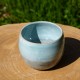 Pot boule bleu ciel