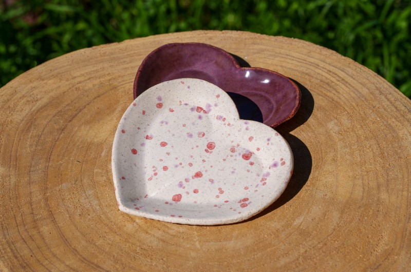 Coupelle Coeur Bordeaux ou Rose
