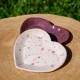 Coupelle Coeur Bordeaux ou Rose