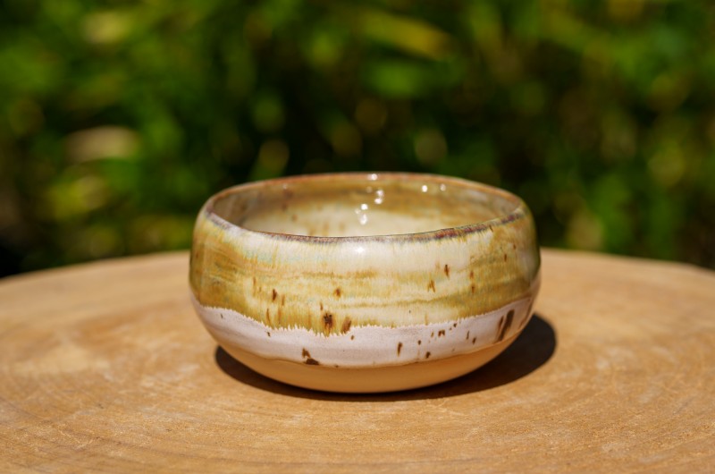 Pot boule beige