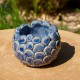 Pot boule bleu