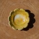Coupelle festonnée Jaune nacrée