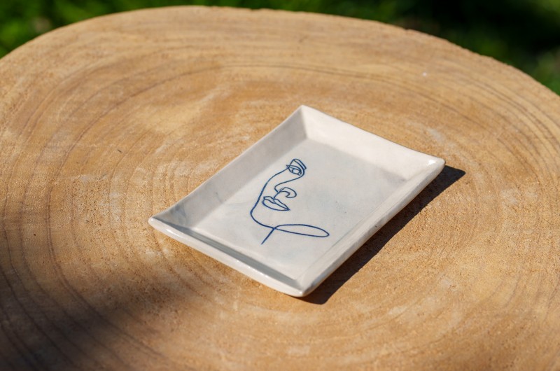 Coupelle rectangulaire visage