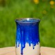 Vase Bleu et beige