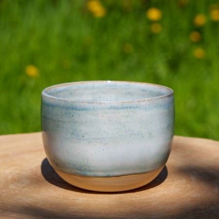 Pot boule bleu ciel