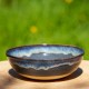 Assiette creuse gris bleu