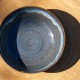 Assiette creuse bleu marine