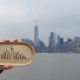 Plateau en céramique Sky Line Manhattan New York.