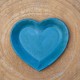 Coupelle Coeur turquoise matte
