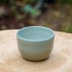 Pot boule bleu glacier