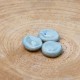 Worry Stone en céramique - bleu ciel