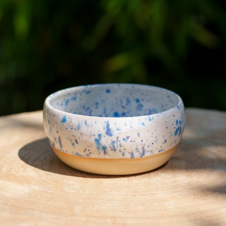 Ramequin boule en céramique Bleu et blanc