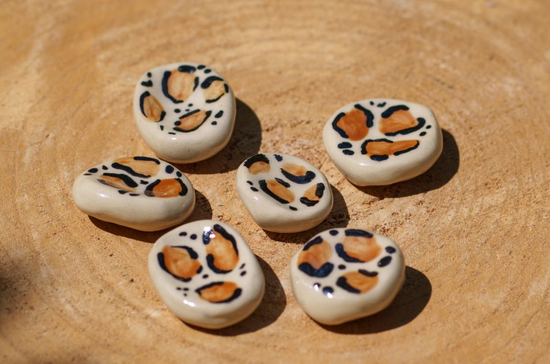 Worry Stone en céramique - Nuage