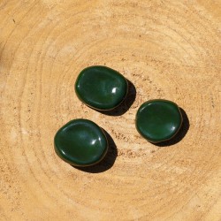 Worry Stone en céramique - vert jungle