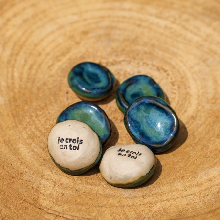 Worry Stone Je crois en toi