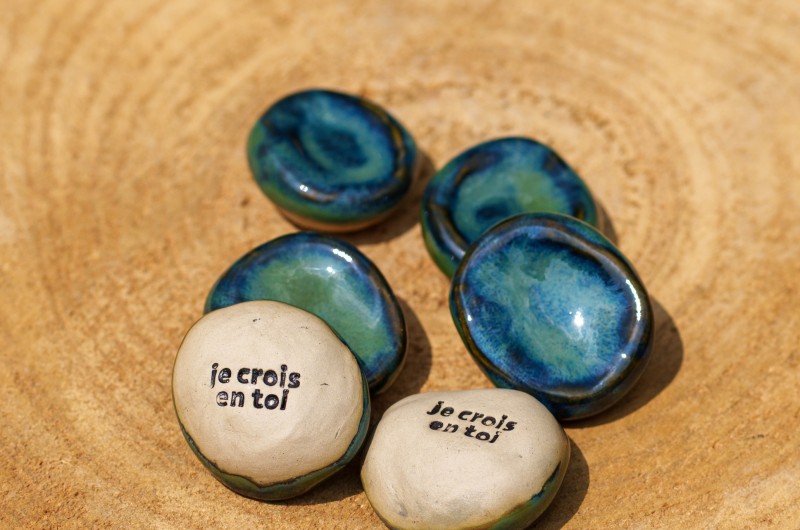 Worry Stone Je crois en toi