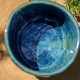 Grand Cache-pot vert et bleu