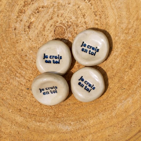 Worry Stone Je crois en toi