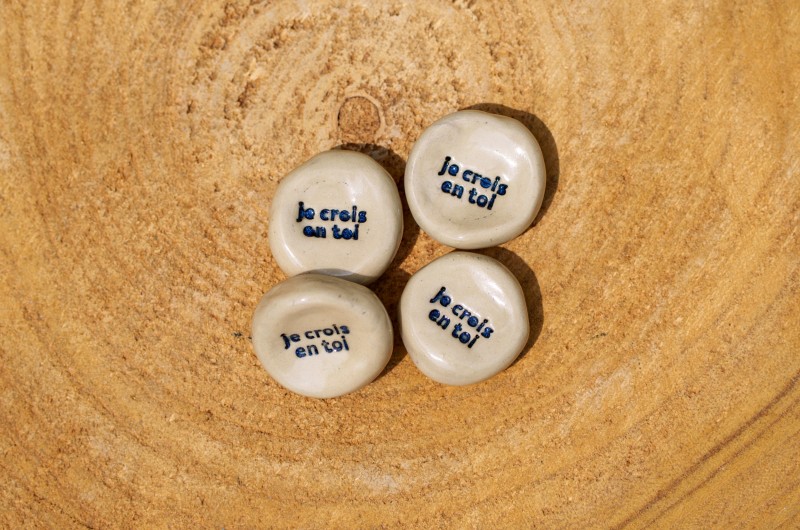 Worry Stone Je crois en toi