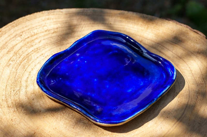 Coupelle bleue